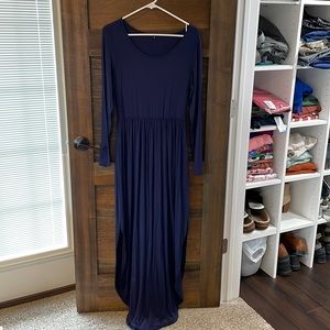 Navy Maxi Dress